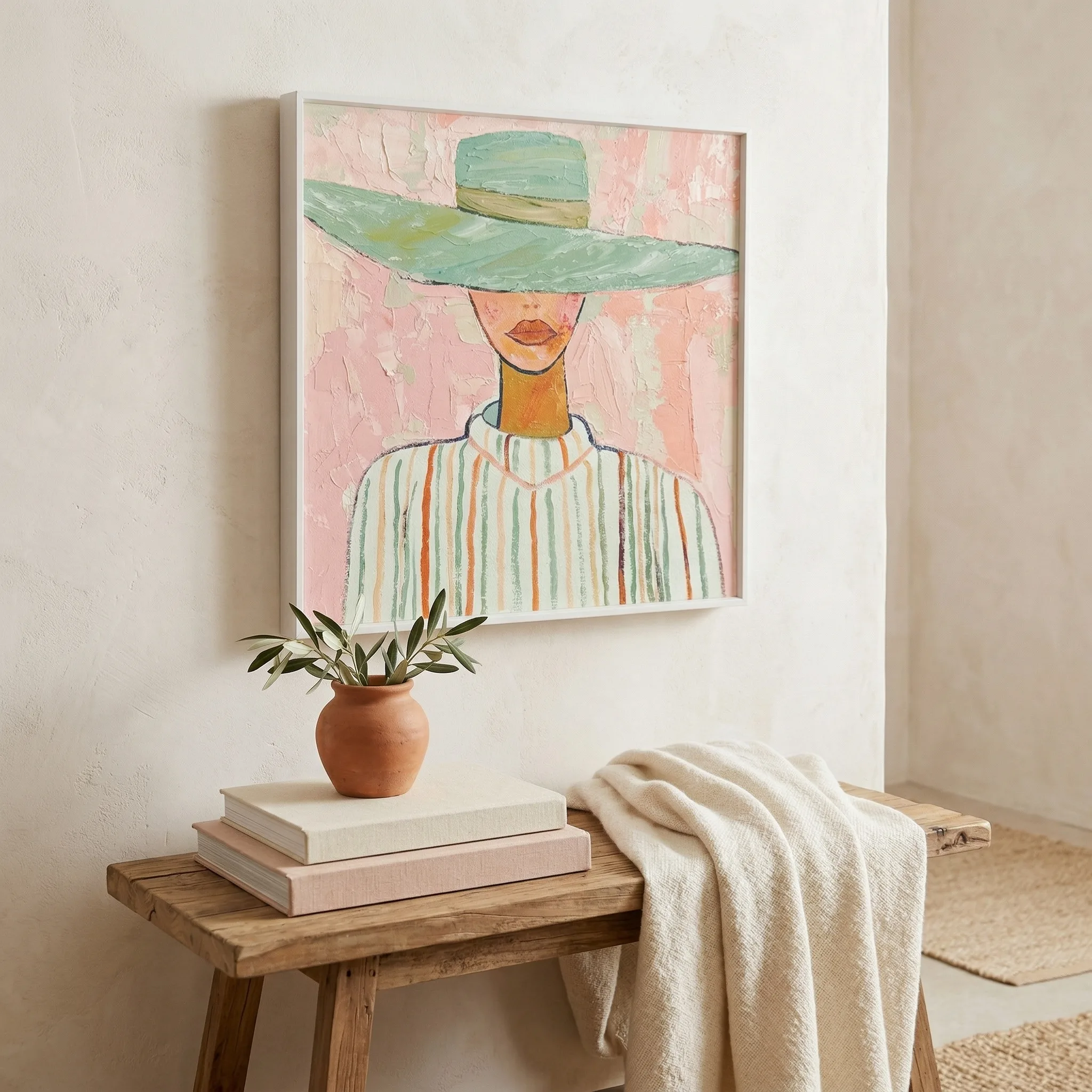 Figurative Portrait Painting — AI Etsy product photography — Feature