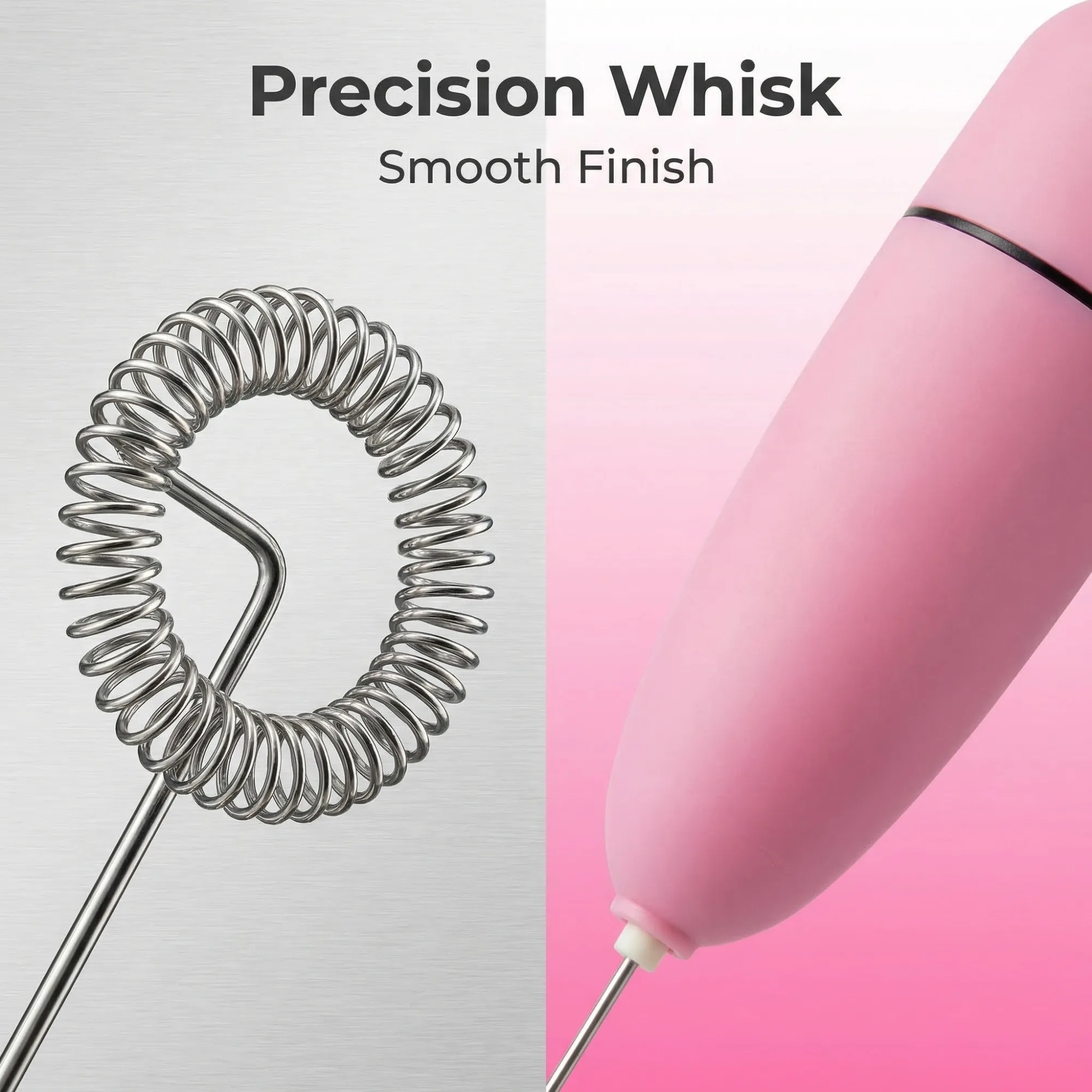 After: Milk Frother — Amazon product image generator output — Detail