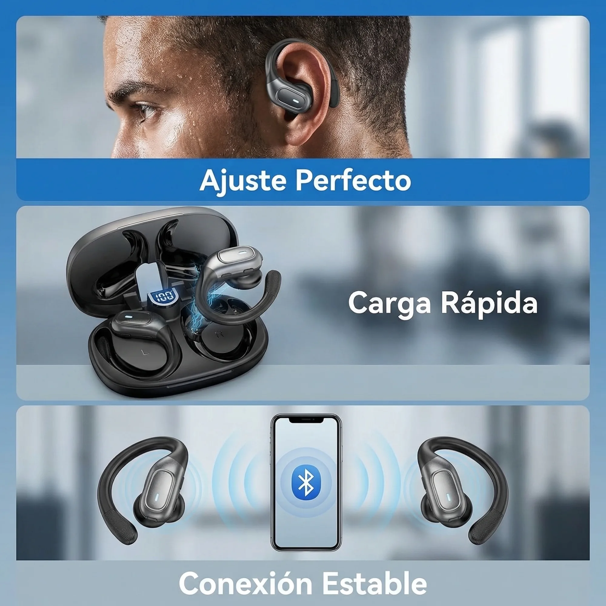 After: Wireless Earbuds — Amazon product image generator output — Benefits